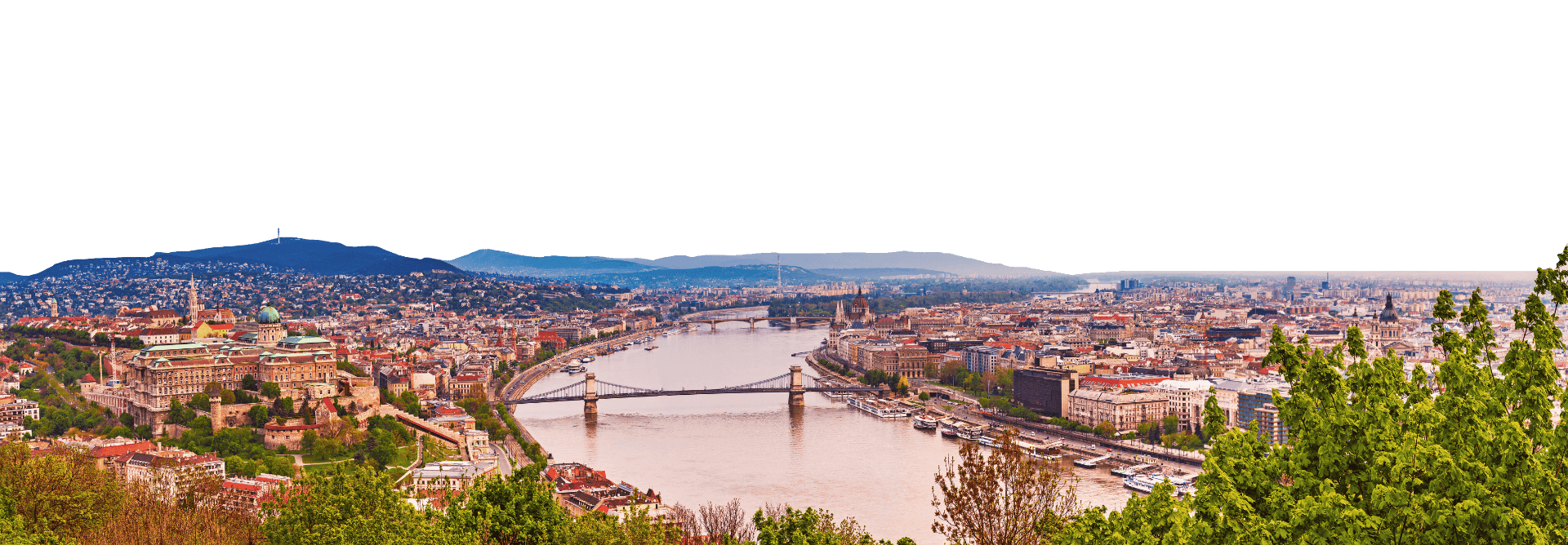Budapesti költöztetés tájkép